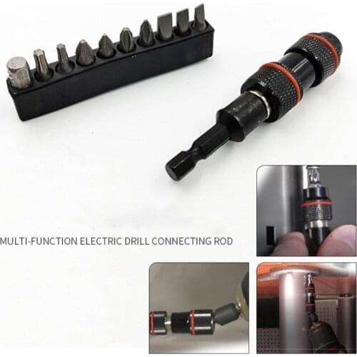 1/4 Inch Hex Screwdriver Drill Bit Holder Magnetic Screw Drill Tip Drill Hand Quick Change Holder Drive Guide Drill Bit Tools