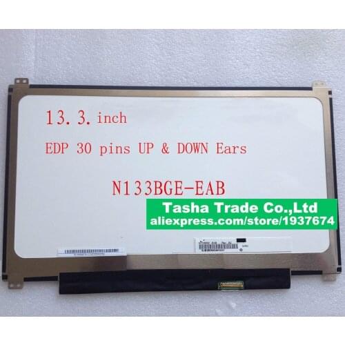 For Lenovo U330p LCD Screen N133BGE-EAB 1366*768 30pin Up+Down Screw Holes LCD Laptop Screen Original