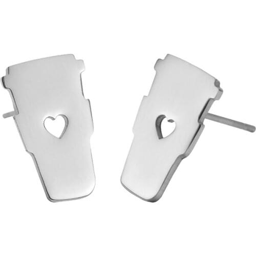 ZST0043 Hot selling 2020 latst design bohemian retro earring cup shape stainless steel holiday lady earring gift jewelry