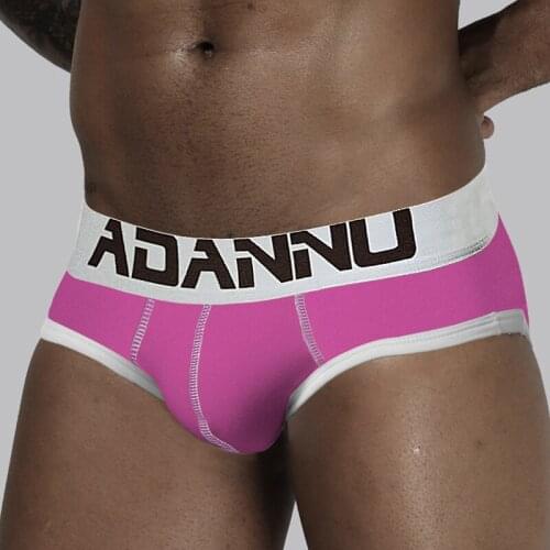 New Arrivals Men Briefs Cotton Underwear Male Panties Comfortable Underpants Breathable U Pouch Low Waist Stripe High Quality