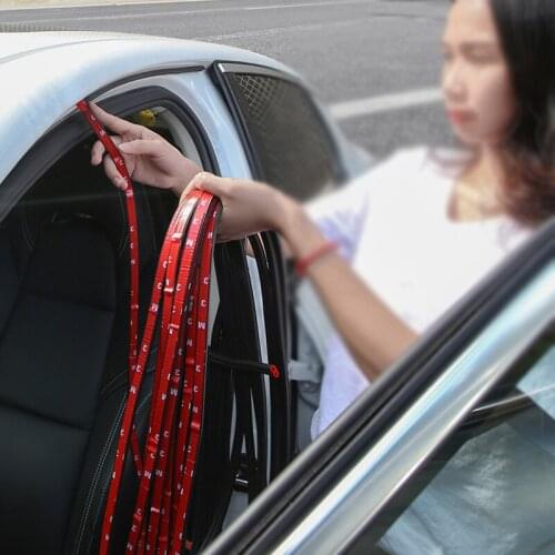 Car Door Rubber Seal Strips B Type Trim Sticker Hood Tail Cover Trunk Sound Insulation Weatherstrip Automobiles Auto Accessories