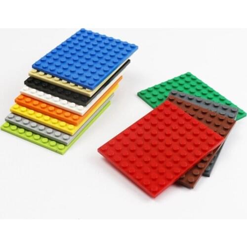 30pcs New Coming Good Quality Baseplate Plate 8 x 10 Assembles Particles Building Bricks for City Friends Series Parts
