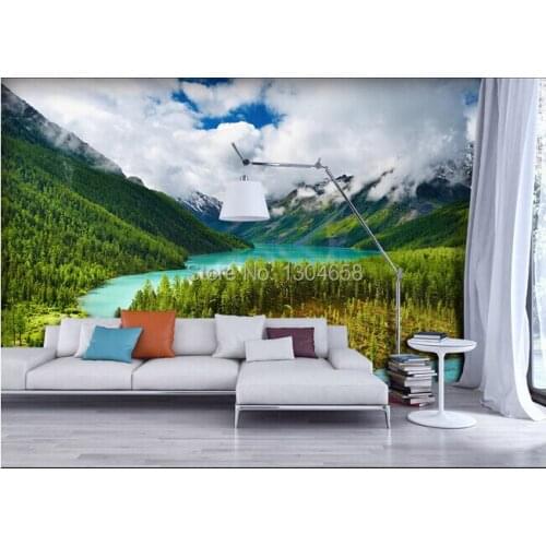 Custom photo wallpaper papel DE parede forest scenery for the sitting room sofa setting wall vinyl bedroom which wallpaper