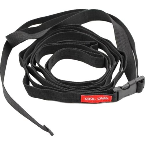 COOLCAMP Outdoor Camping Hanging Rope Outdoor Clothes Drying Rack Strap Camping Organizer Strap Rope​Hook Camping