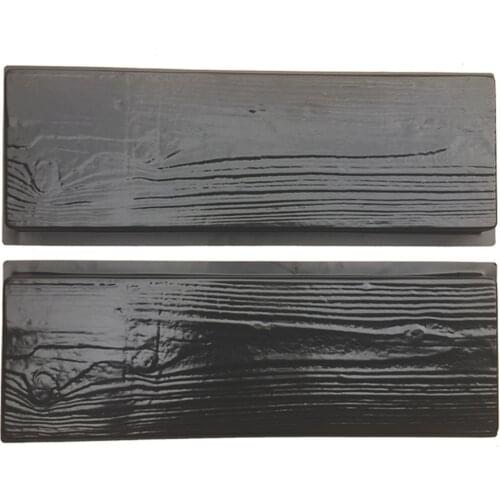Wood Grain DIY Pavement Path Cement Mold Paving Mould Garden Road Mold Black
