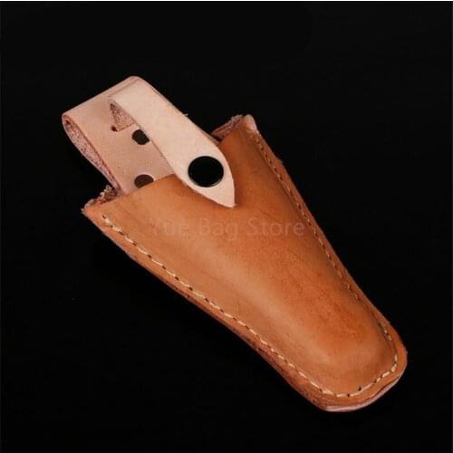 1pc High-end Cowhide Hair Scissors Bag Durable Salon Tools Hair Scissor Pouch Hair Accessories 40#72