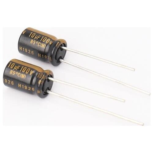 10 Pieces Nichicon Audio Capacitor Coupling Filter Capacitor 10uf 100v KZ Series 100v 10uf 8x11.5