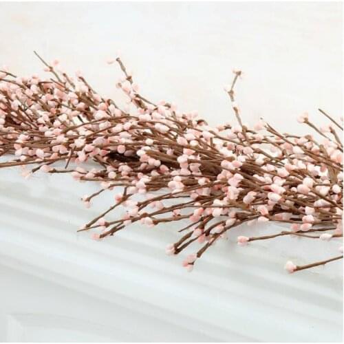 12pcs/lot 4.6 feet (55 inch) Pink Pip Berry Garland Primitive Decor For Easter Decoration