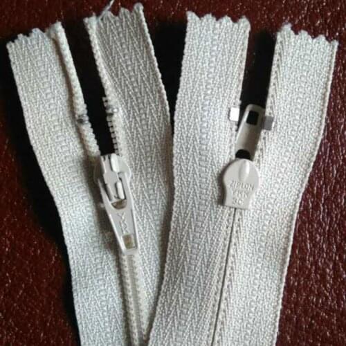 50 PCS/LOT NYLON YKK Zipper CLOSE END for TROUSERS FRONT POCKET COLLAR CLOTHES SEWING Accessories