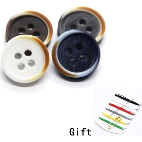 9/10/11mm Resin Sewing Shirt Buttons For Clothing Children Baby Coat Sleepwear Decorative Handmade DIY Accessories Wholesale