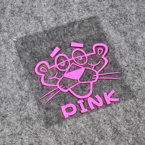 Car Styling and Decals Motorcycle Oil Auto Fuel Tank Laptop Guitar Sticker fluorescent pink for lovely leopard