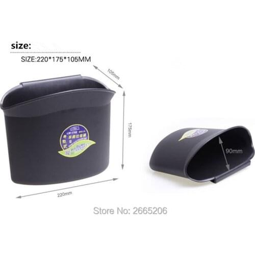 Car Styling Mini Car Garbage Bin Dust Case Holder for fiat punto 500 bravo freemont stilo panda linea ducato car Accessories