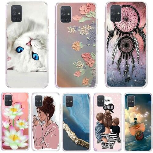 For Samsung Galaxy A71 Case Silicon Back Cover Phone Case For Samsung A715 Soft Case bumper coque shell