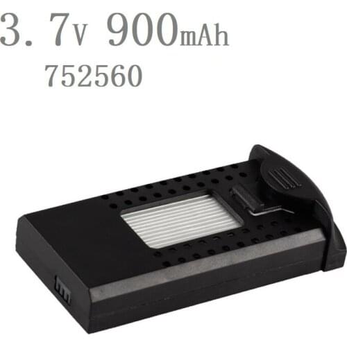 For SG700 DM107s S169 RC Quadcopter Spare Parts Accessories 3.7V 900mAh Lipo Battery Rechargeable Battery for RC Drones 752560