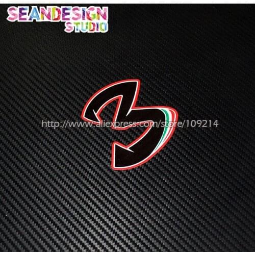 Hot sale Aprilia SBK Max Biaggi 3 Helmet Motorcycle Decal Sticker Waterproof Reflective M10