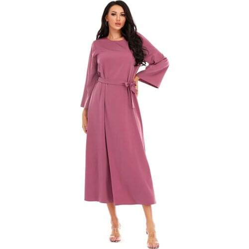 Eid Turkey Islam Muslim Long Dress Mubarak Pink Abaya Dubai Abayas For Women Caftan Robe Longue Femme Vestidos Musulmane Mujer