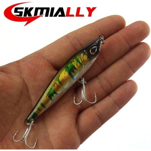 Longcast Sinking Fishing Lures 80mm/15g All Depth Pencil Lure Minnow Wobblers Hard Baits Peche Fishing Tackle SKmially QB05