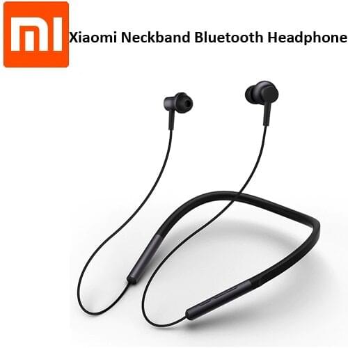 Original Xiaomi Mi Neckband Earphone Magnetic With Mic Sports Hybrid Dual Driver Skin Care Light Leisure Bluetooth 4.1