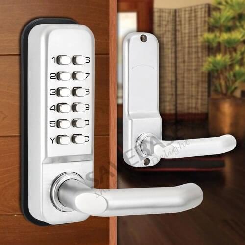 Metal Case Machinery Keyless Password Door Lock With 60mm Backset For Warehouses