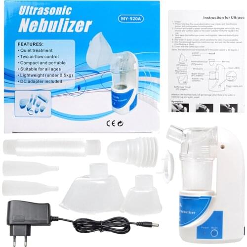 MY-520A 2.4MHz Ultrasonic Nebulizer Handheld Respirator Portable Asthma Humidifier Nebuliser for Olders Kids Children