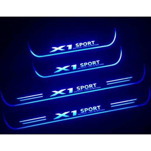 Trim Pedal Car Exterior Parts LED Door Sill Scuff Plate Pathway Dynamic Streamer Light For BMW X1 Sport E84 F48 2009 - 2021