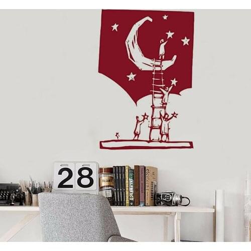 Wall Sticker Decorating The Sky Design Home Decor For Kids Bedroom Nursery Removable Vinyl Window Decals Single Color Mural Q249