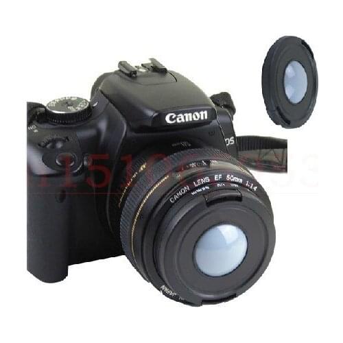 52/55/58/62/67/72/77/82mm Front White Balance Lens Cap Cover for DSLR Camera