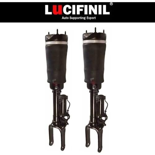 LuCIFINIL 2PCS Front Air Spring With Sensor Air Ride Suspension Air Shock Assembly Fit Mercedes W251 V251 4Matic 2513203113