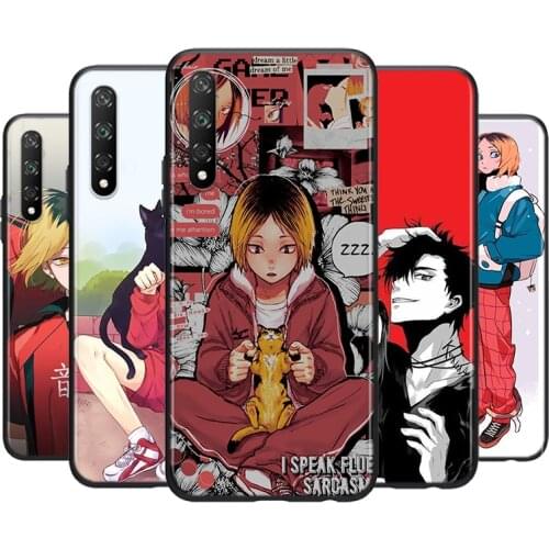 Silicone Cover Kozume Kenma Haikyuu Anime For Huawei Y9S Y6S Y8S Y8P Y9A Y7A Y7P Y5P Y7 Y6 Y5 Pro Prime 2019 2018 Phone Case