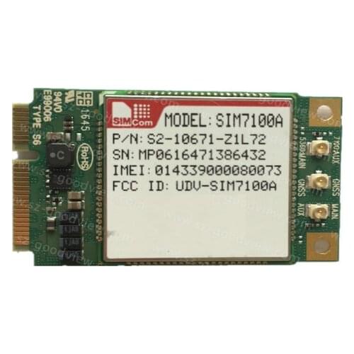 SIMCOM SIM7100A-PCIe LTE Cat3 Module