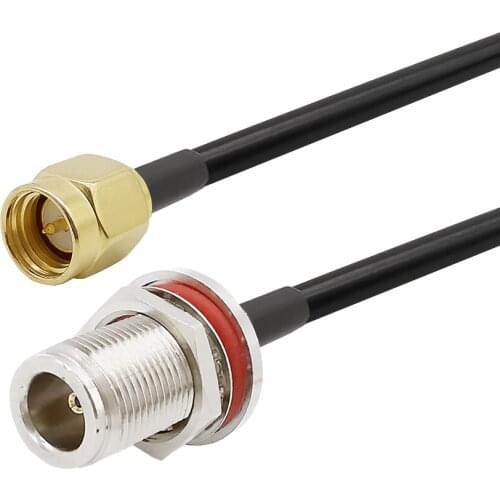 SMA Male to N Female Low Loss LMR195 Cable for Wireless Mini PCI Express PCIE Network Card USB WiFi Adapter WiFi Router Booster