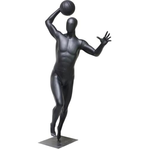 Sports Muscle Basketball Model Mens Whole Body Mannequin Basketball Photo Dummy Table Display