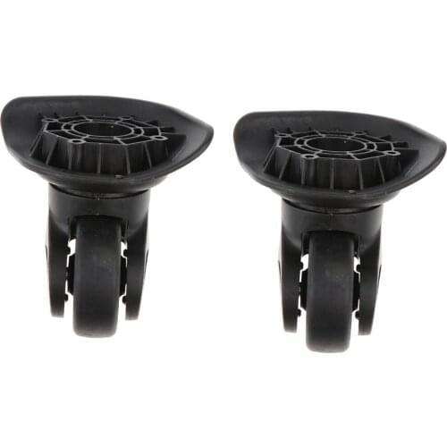 1 Set (2 Pcs) Luggage Suitcase Wheel Replacement Suitcase Fixed Spare Caster- Easy to Use than Baggage Wheel without Any Effort