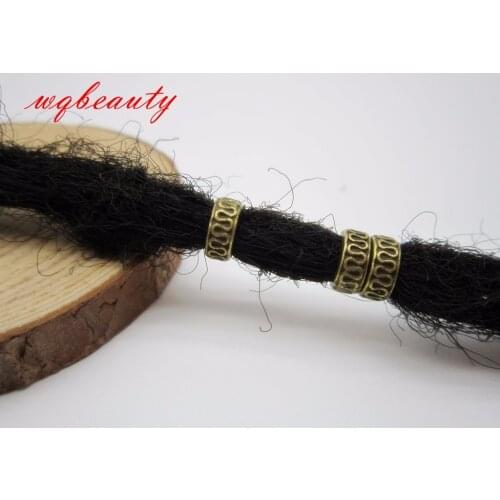 10pcs-30pcs Antique Bronze hair braid dread dreadlock bead rings tube approx 5.8mm inner hole for hair accessories