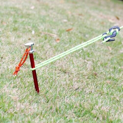 4Pcs Titanium Pegs Heavy Duty Outdoor Camping Tent Accessories Tent Stakes Nail New