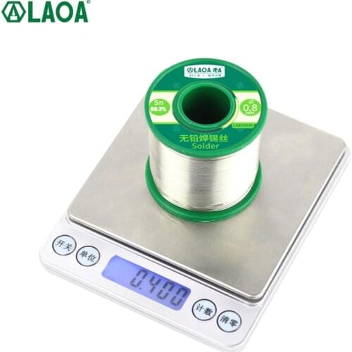 LAOA Active Lead-free Solder Wire for Electric Soldering Iron Welding Belt Rosin Core Tin 99.3% Contained High Purity Tin
