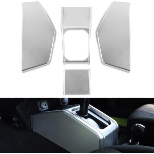Car Gear Shift Panel Cover Stickers Trim For Suzuki Jimny 2019+ Interior Auto Accessories Molding