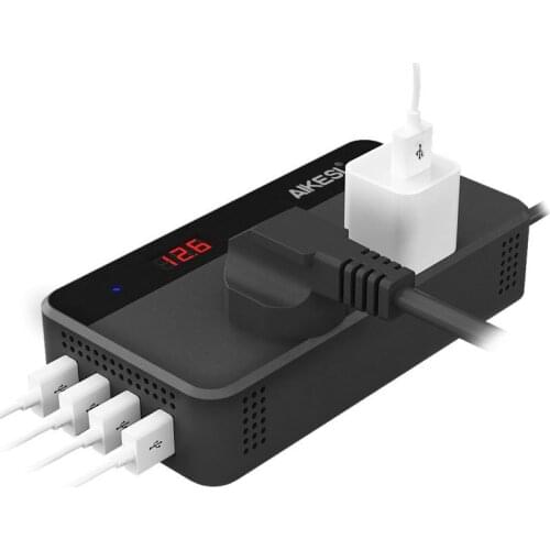 Car Power Inverter DC 12V to AC 220V Voltage Converter QC 3.0 USB Charger Auto Inversor 12V 220V Multifunctional Car Charger