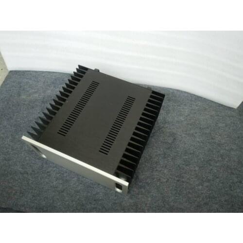 Big radiator class A aluminum amplifier chassis DIY Enclosure box with handle