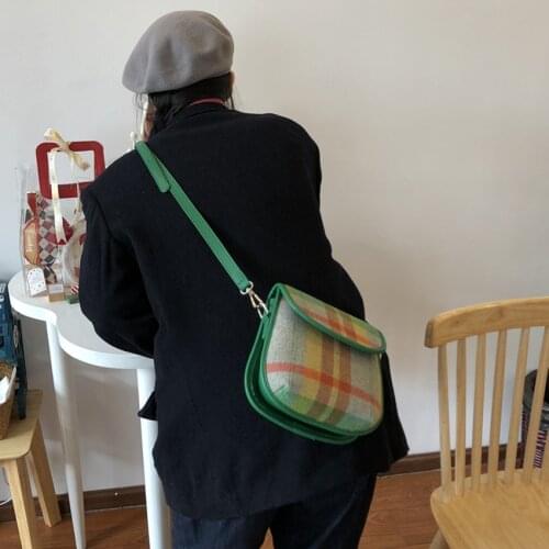 Brand Crossbody Bags For Women 2021 Winter Luxury Handbags Designer Small Women Messenger Bags Wool bolsa feminina Ladies