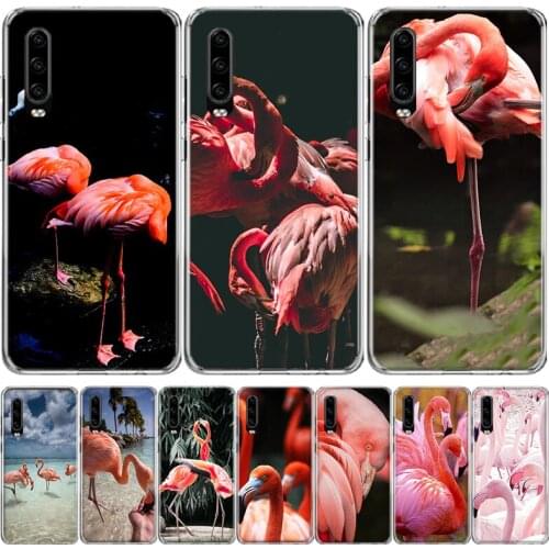 Flamingo Couple Meaning Phone Case For Huawei Mate 30 20 10 P40 P30 P20 P10 Pro Lite P Smart Z Plus 2019 2018 Cover Coque