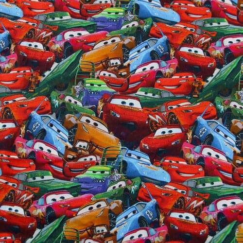 Print Cotton Fabrics For Sewing Kids Dress DIY Baby Bedding Cloth Patchwork Material Cartoon For Handmade Handbag Dolls Clothing