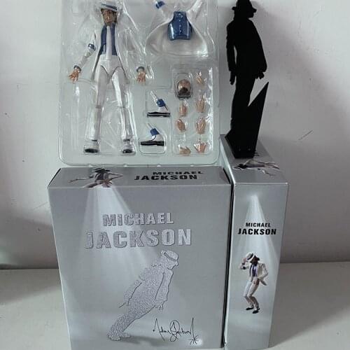 SHF Michael Jackson Action Figure Smooth Criminal Moonwalk Collection Model Toys