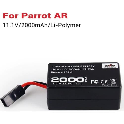 ELE ELEOPTION High Density 2000mAh 11.1V Powerful Li-Polymer Battery For Parrot AR.Drone 2.0 Quadcopter Upgrade Powerful Battery