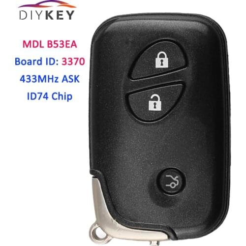 DIYKEY 433.92MHz ID71 PCB 0140 Smart Remote Key 3 Button for Lexus ES350 IS250 IS350 GS300 GS350 GS430 GS450H GS460 LS460 LS460