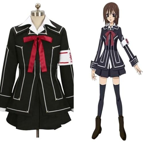 Vampire Knight Day Class Girl Kurosu Yuuki Cosplay Costume Halloween Carnival Women Men Full Set