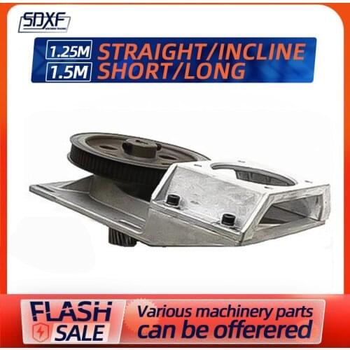 1, 2, 4 pieces of 1.25/1.5M left helical tooth long and short shaft integrated helical tooth belt, synchronous gear reducer CNC