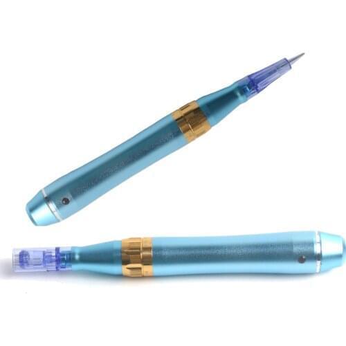 Blue wireless PMU Machine Tattoo Permanent Makeup Pen Machine Eyebrow Makeup Eyebrow Lip Tattoo Machine Swiss Motor Pen Gun