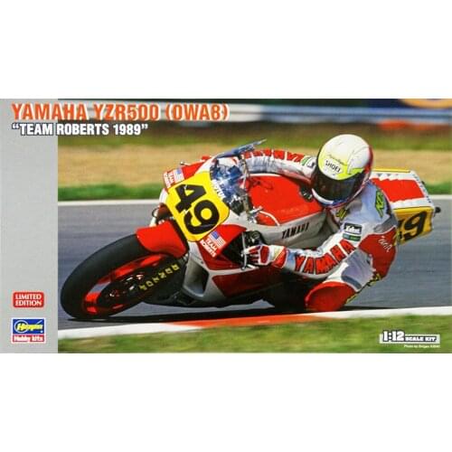 Motorcycle assembly model 1/12 Yamaha YZR500 ROBERTS fleet plastic construction painting kit toy ornaments and collections 21716