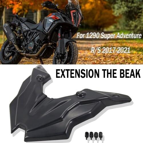 New For 1290 Super Adventure R/S 2017-2021 Accessories Front Wheel Fender Beak Nose Cone Guard Extension Cover Cowl Fairing 2020